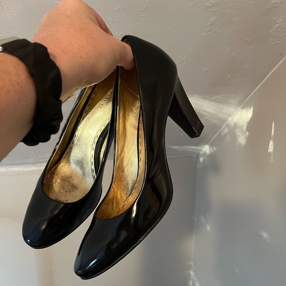Coach Black Sheri Patent Leather Heels - Picture 16 of 16